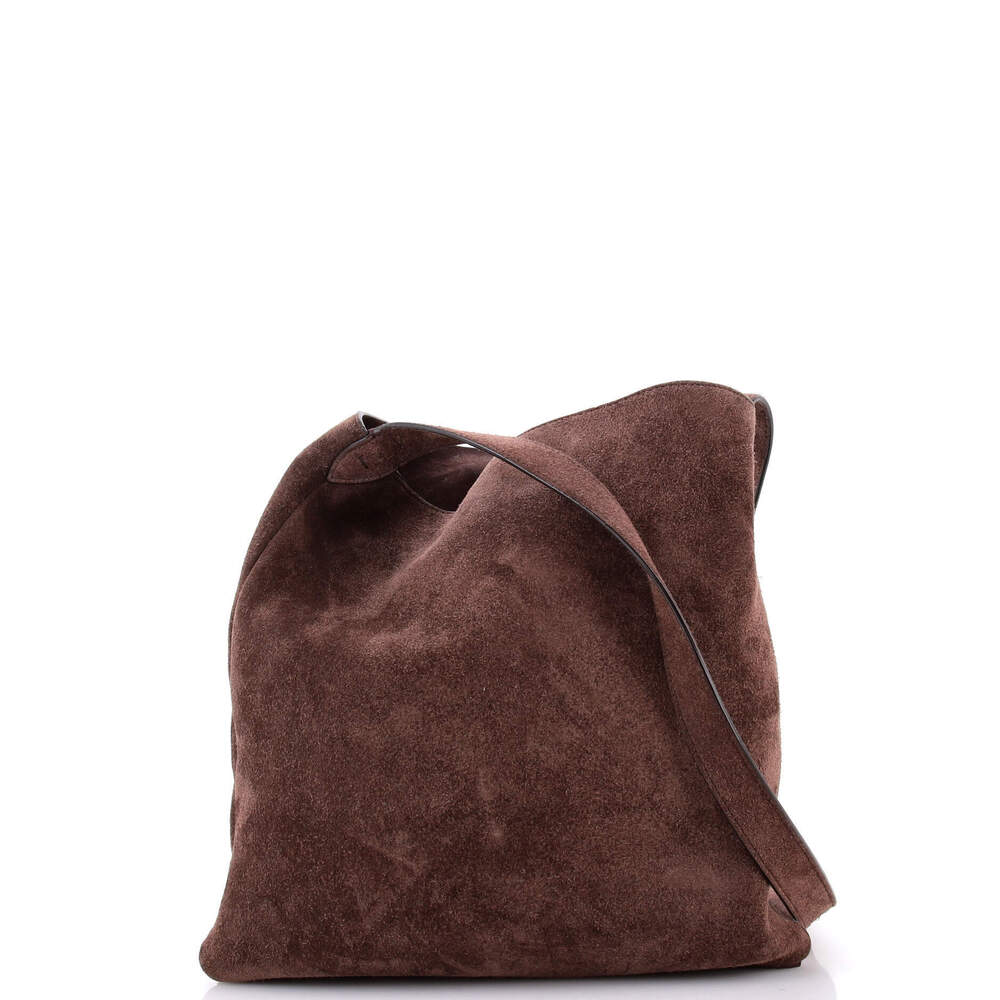 Valentino Garavani Small Nellcote Fringe Shoulder Bag Suede with Studded Detail - Picture 3 of 5